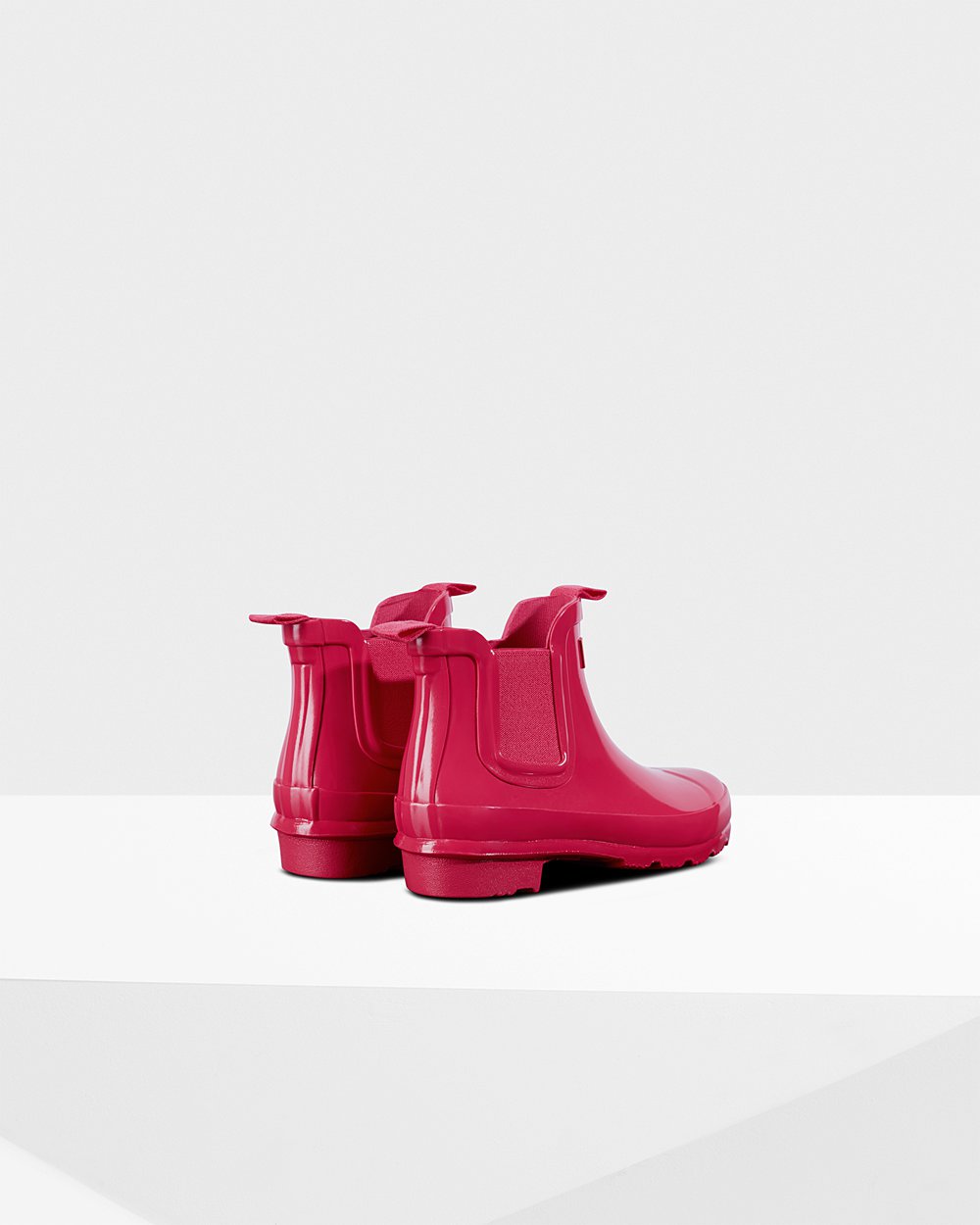 Kids Chelsea Boots - Hunter Original Big Gloss (84IRFDHZW) - Pink